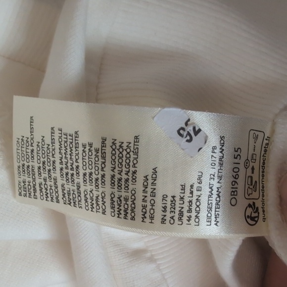 by Anthropologie Embroidered Cutwork Sweatshirt - Picture 5 of 8